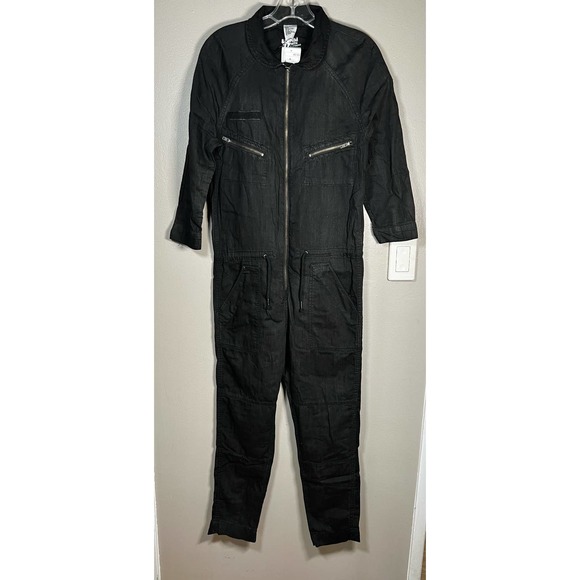 NWT H&M Denim Zip Jumpsuit size 8 - Picture 4 of 12